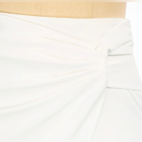 NWT Ruched Midi High Waist Skirt Size Small - Picture 5 of 6